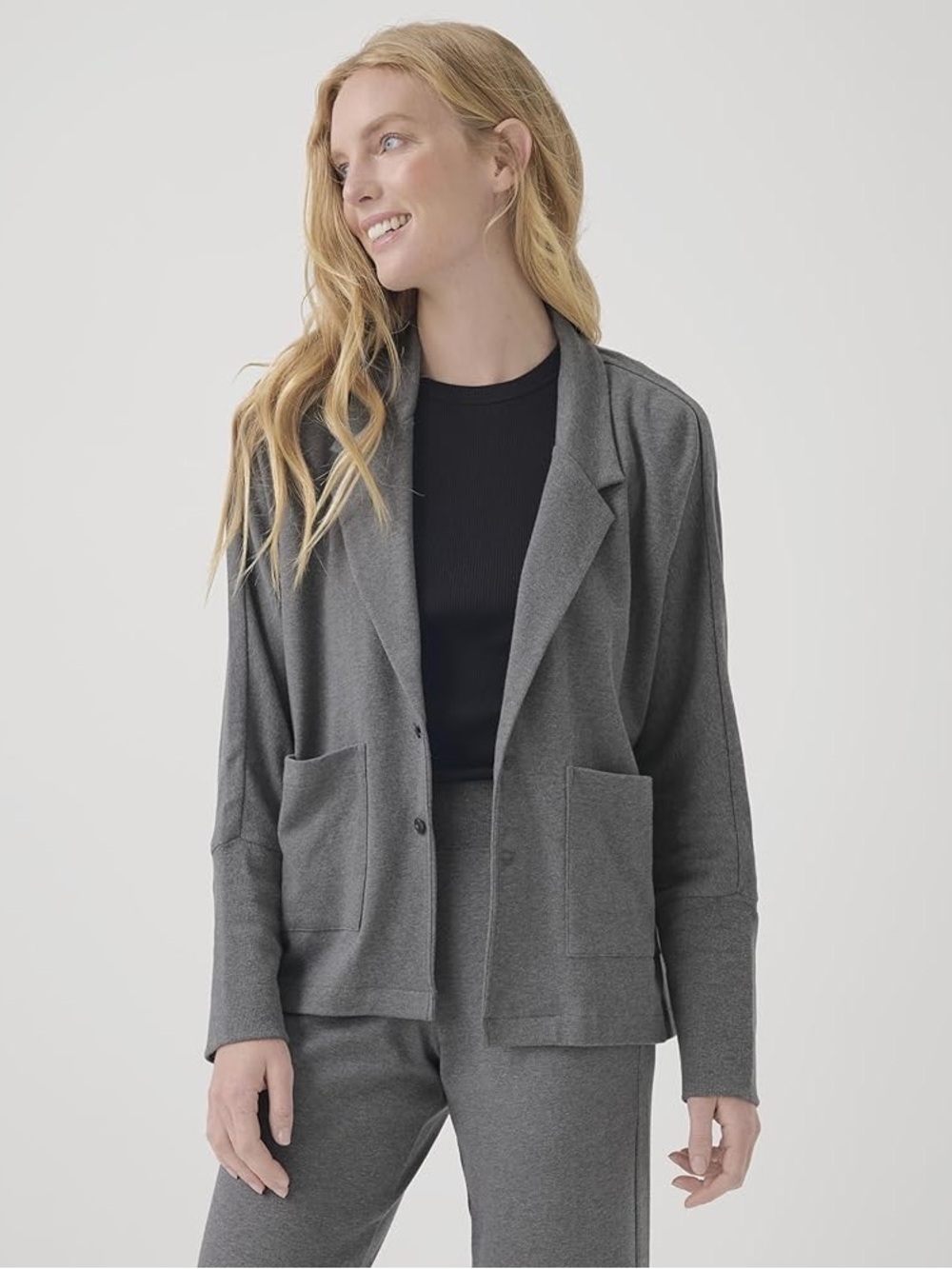 NWOT PACT Relaxed Blazer Size S